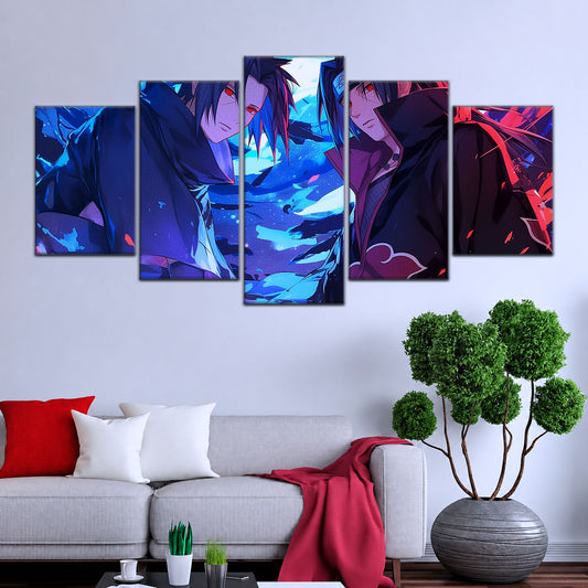 Naruto Canvas Wall Art - NA5061 - Itachi Uchiha - Sasuke Uchiha