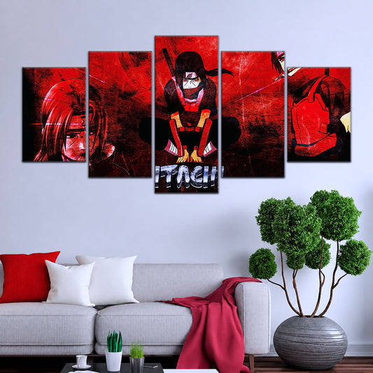 Naruto Canvas Wall Art - NA5062 - Itachi Uchiha Red Eyes Sharingan