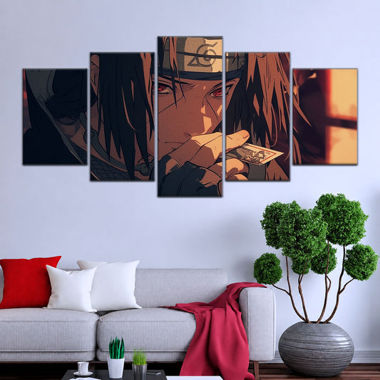 Naruto Canvas Wall Art - NA5065 - Itachi Uchiha Mysterious Gaze Eyes