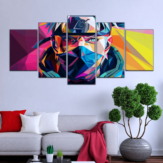 Naruto Canvas Wall Art - NA5080 - Kakashi Hatake Geometric