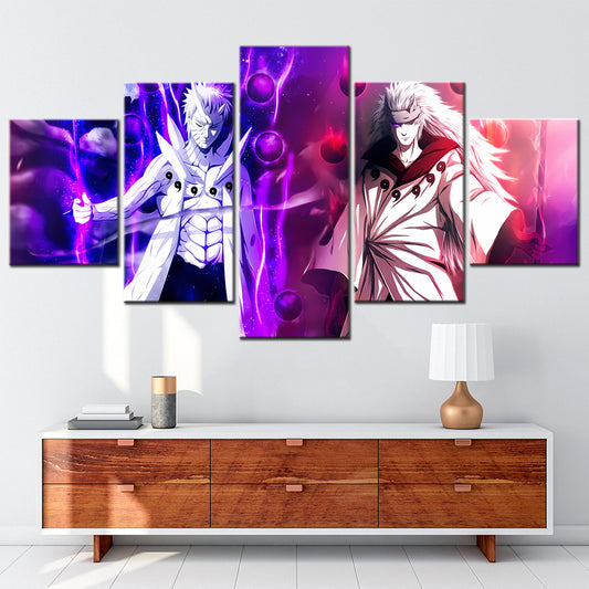 Naruto Canvas Wall Art - NA5104 - Madara Uchiha - Obito Uchiha