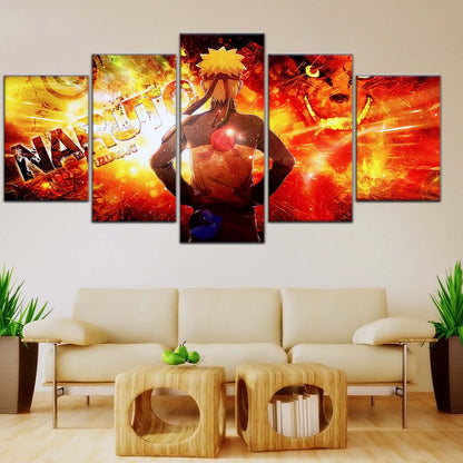 Naruto Wall Art - NA5004 - Kyūbi Power Naruto Uzumaki - Naruto Poster - Naruto Canvas