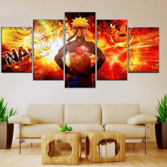 Naruto Wall Art - NA5004 - Kyūbi Power Naruto Uzumaki - Naruto Poster - Naruto Canvas