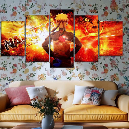 Naruto Wall Art - NA5004 - Kyūbi Power Naruto Uzumaki - Naruto Poster - Naruto Canvas