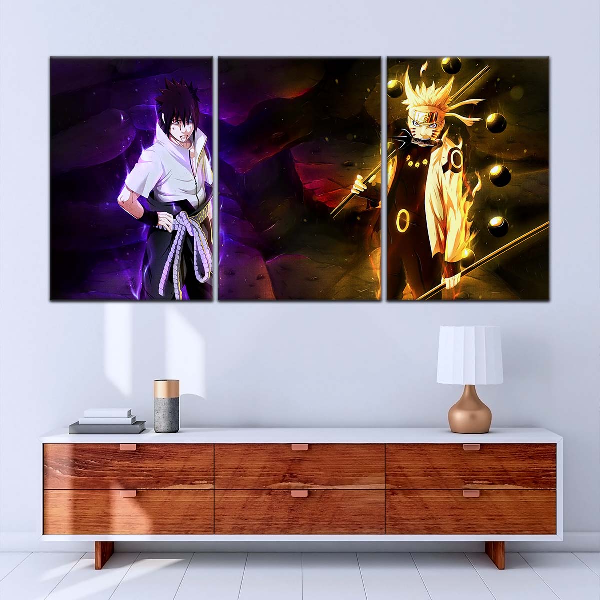 Naruto Wall Art - NA5005 - Naruto Uzumaki - Sasuke Uchiha - Naruto Poster - Naruto Canvas
