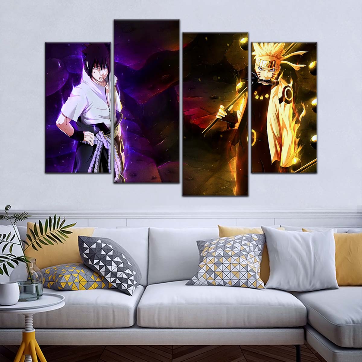 Naruto Wall Art - NA5005 - Naruto Uzumaki - Sasuke Uchiha - Naruto Poster - Naruto Canvas