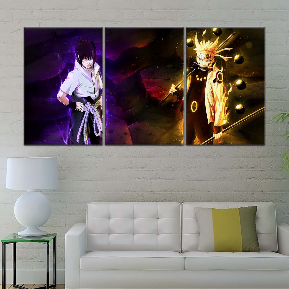 Naruto Wall Art - NA5005 - Naruto Uzumaki - Sasuke Uchiha - Naruto Poster - Naruto Canvas