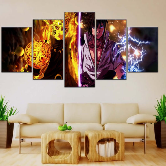 Naruto Wall Art - NA5006 - Naruto Uzumaki - Sasuke Uchiha - Naruto Poster - Naruto Canvas