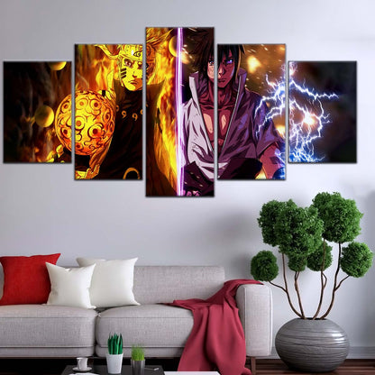 Naruto Wall Art - NA5006 - Naruto Uzumaki - Sasuke Uchiha - Naruto Poster - Naruto Canvas