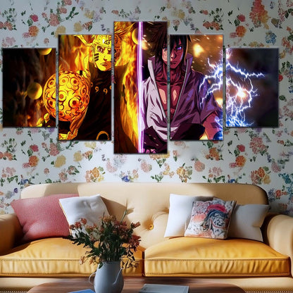 Naruto Wall Art - NA5006 - Naruto Uzumaki - Sasuke Uchiha - Naruto Poster - Naruto Canvas
