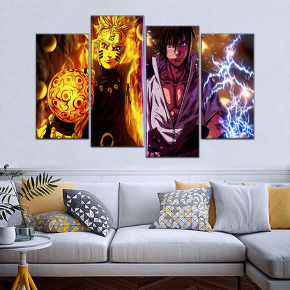 Naruto Wall Art - NA5006 - Naruto Uzumaki - Sasuke Uchiha - Naruto Poster - Naruto Canvas