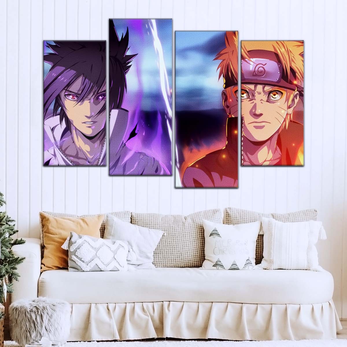 Naruto Wall Art - NA5007 - Naruto Uzumaki - Sasuke Uchiha - Naruto Poster - Naruto Canvas