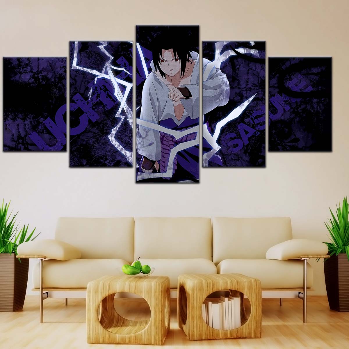 Naruto Wall Art - NA5047 - Sasuke Uchiha - Epic Naruto Anime Power Unleashed - Naruto Poster - Naruto Canvas
