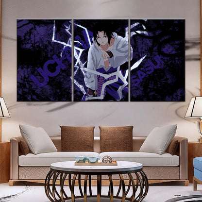 Naruto Wall Art - NA5047 - Sasuke Uchiha - Epic Naruto Anime Power Unleashed - Naruto Poster - Naruto Canvas