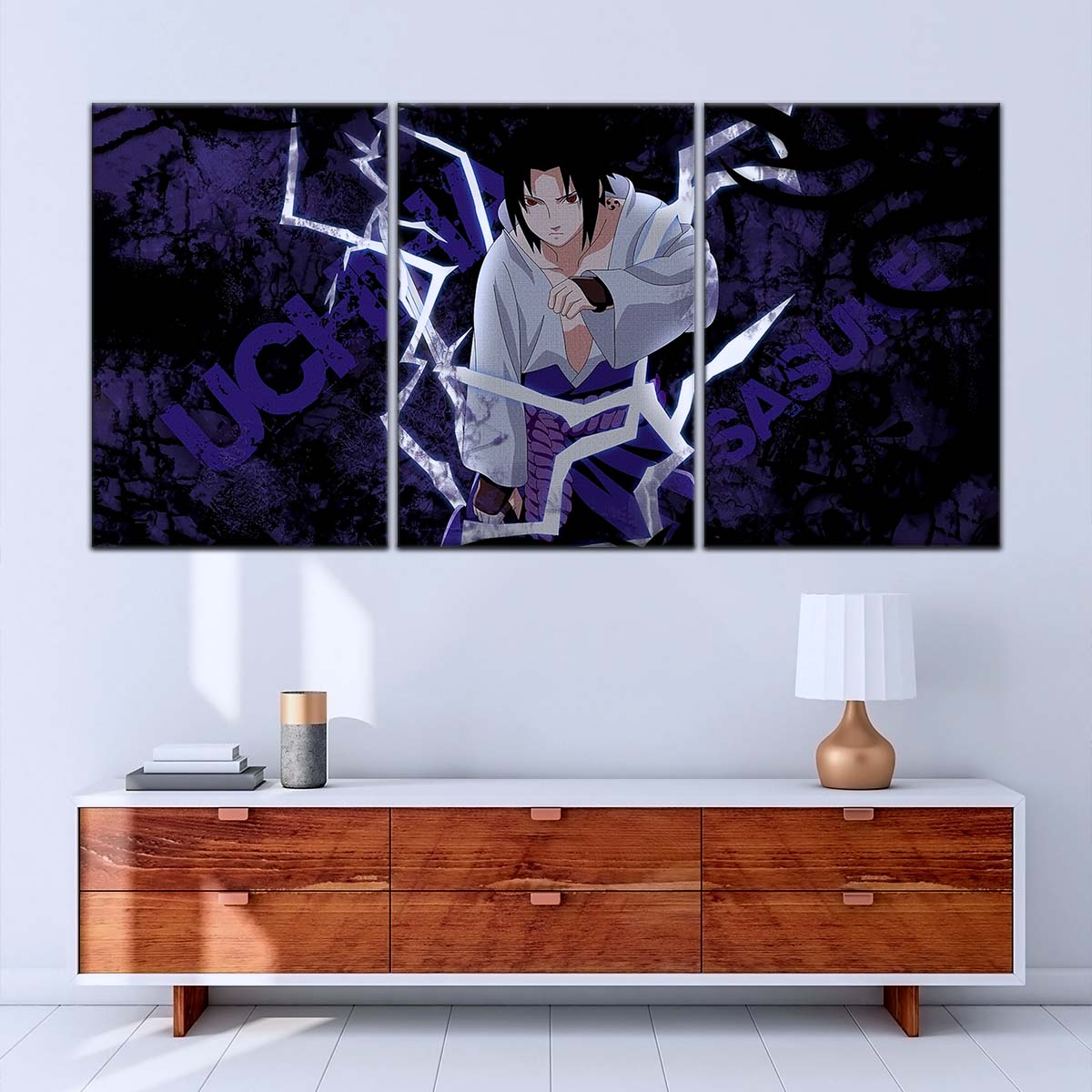 Naruto Wall Art - NA5047 - Sasuke Uchiha - Epic Naruto Anime Power Unleashed - Naruto Poster - Naruto Canvas