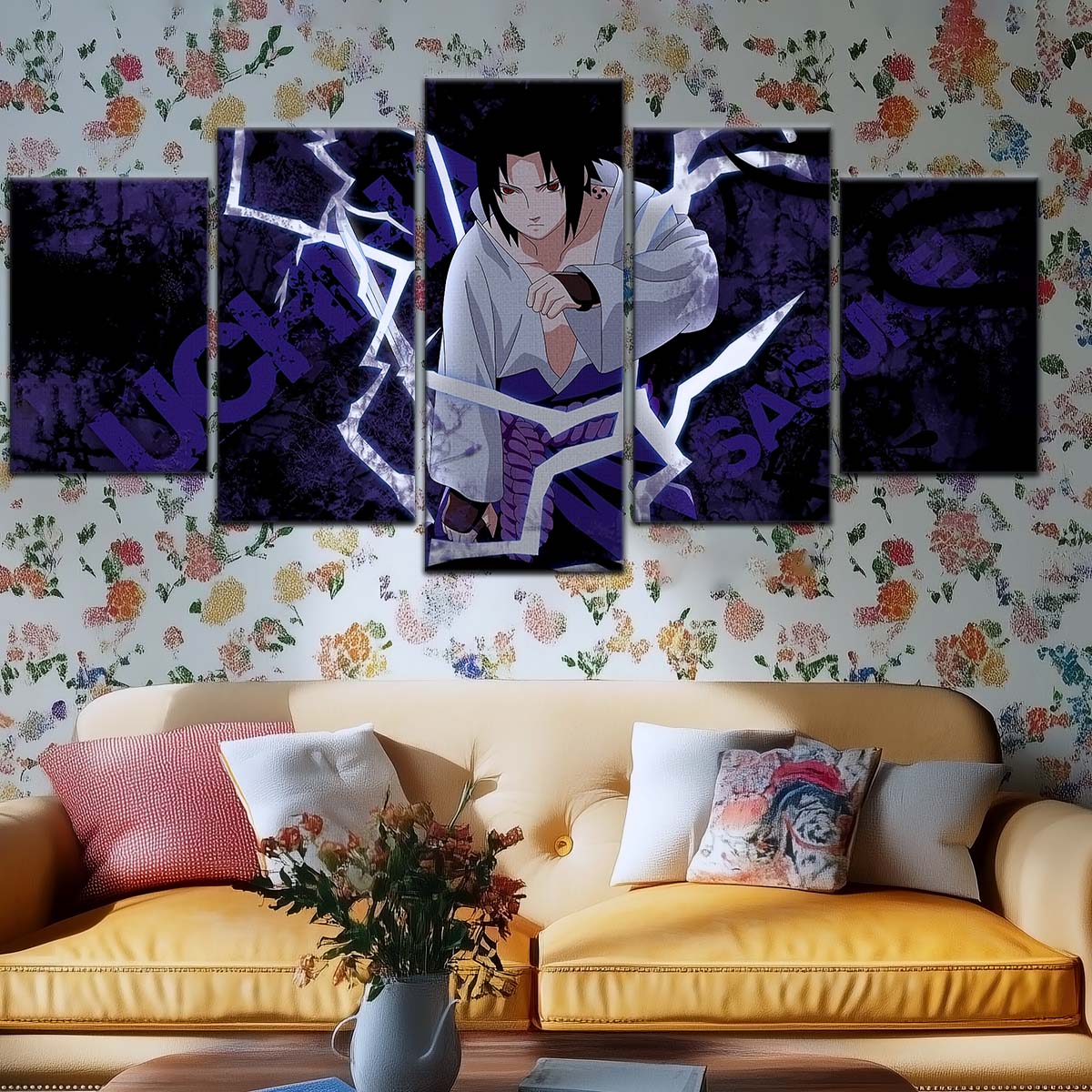 Naruto Wall Art - NA5047 - Sasuke Uchiha - Epic Naruto Anime Power Unleashed - Naruto Poster - Naruto Canvas