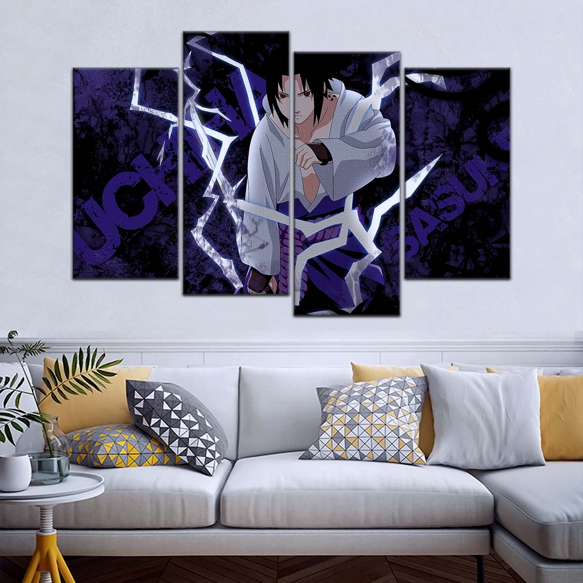 Naruto Wall Art - NA5047 - Sasuke Uchiha - Epic Naruto Anime Power Unleashed - Naruto Poster - Naruto Canvas