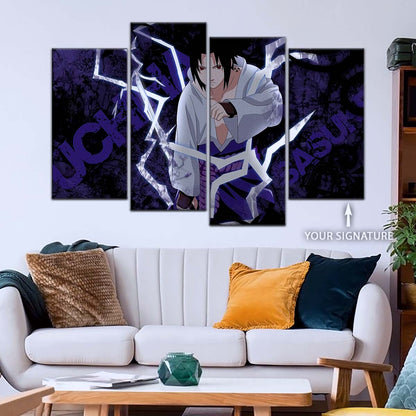 Naruto Wall Art - NA5047 - Sasuke Uchiha - Epic Naruto Anime Power Unleashed - Naruto Poster - Naruto Canvas