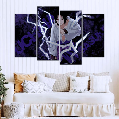 Naruto Wall Art - NA5047 - Sasuke Uchiha - Epic Naruto Anime Power Unleashed - Naruto Poster - Naruto Canvas