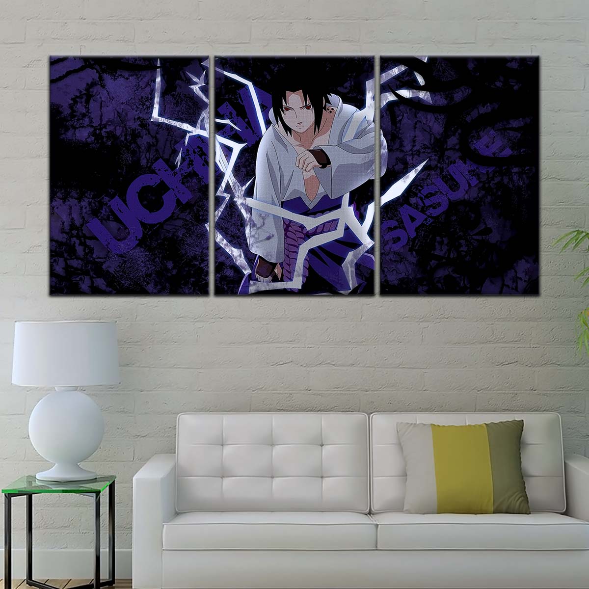 Naruto Wall Art - NA5047 - Sasuke Uchiha - Epic Naruto Anime Power Unleashed - Naruto Poster - Naruto Canvas