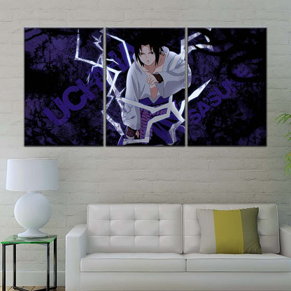 Naruto Wall Art - NA5047 - Sasuke Uchiha - Epic Naruto Anime Power Unleashed - Naruto Poster - Naruto Canvas