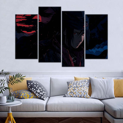 Naruto Wall Art - NA5049 - Sasuke Uchiha Nightfall - Naruto Poster - Naruto Canvas