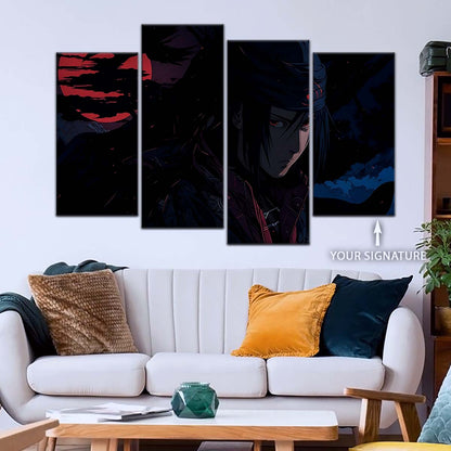 Naruto Wall Art - NA5049 - Sasuke Uchiha Nightfall - Naruto Poster - Naruto Canvas