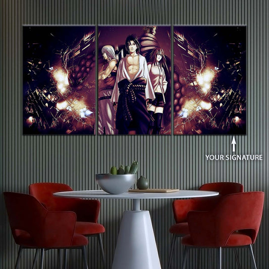 Naruto Wall Art - NA5054 - Suigetsu Hōzuki Karin - Sasuke Uchiha - Naruto Poster - Naruto Canvas