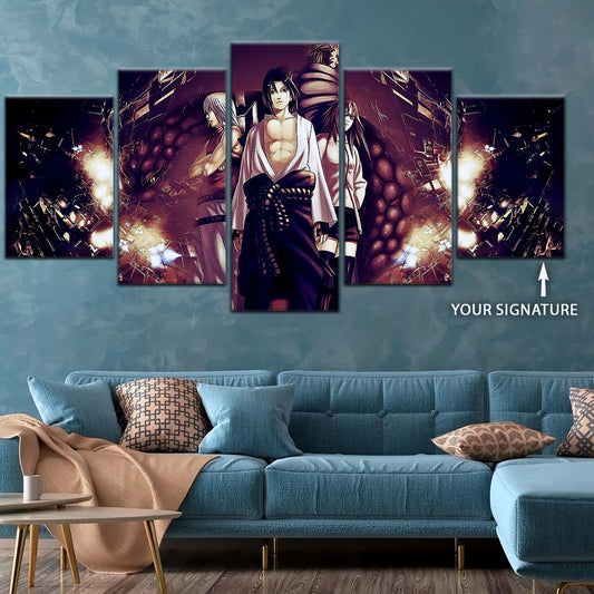 Naruto Wall Art - NA5054 - Suigetsu Hōzuki Karin - Sasuke Uchiha - Naruto Poster - Naruto Canvas