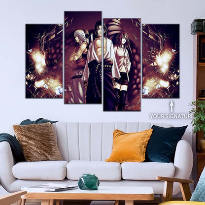 Naruto Wall Art - NA5054 - Suigetsu Hōzuki Karin - Sasuke Uchiha - Naruto Poster - Naruto Canvas