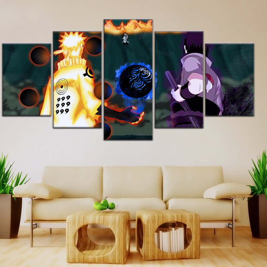 Naruto Wall Art - NA5056 - Naruto Uzumaki - Sasuke Uchiha - Naruto Poster - Naruto Canvas