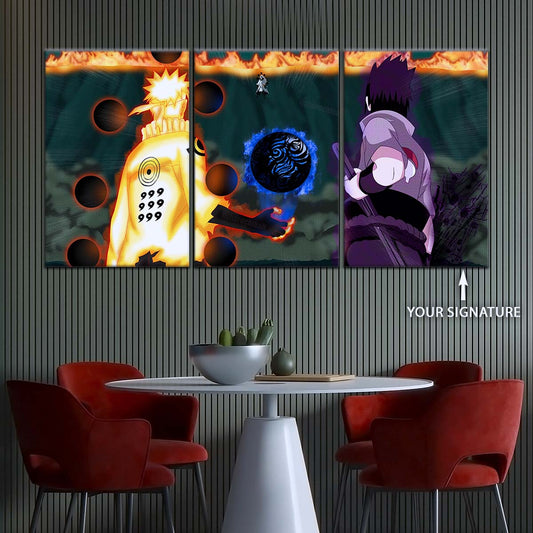 Naruto Wall Art - NA5056 - Naruto Uzumaki - Sasuke Uchiha - Naruto Poster - Naruto Canvas