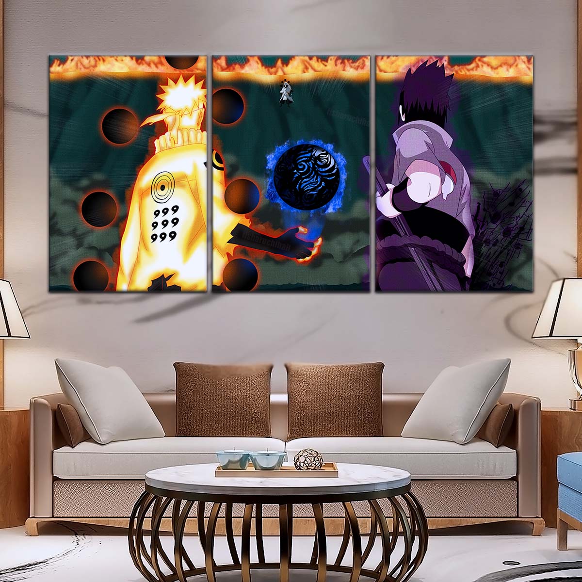 Naruto Wall Art - NA5056 - Naruto Uzumaki - Sasuke Uchiha - Naruto Poster - Naruto Canvas