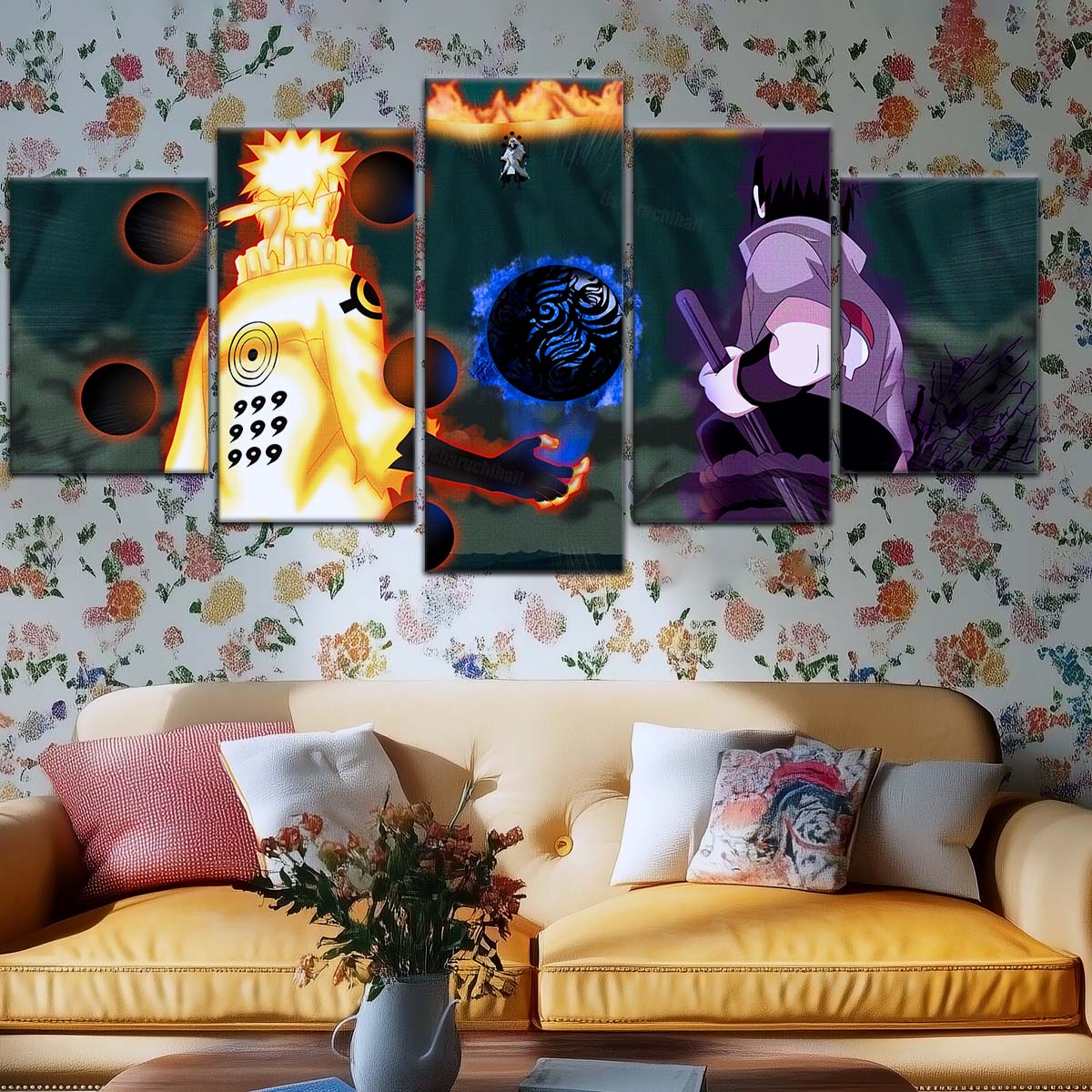 Naruto Wall Art - NA5056 - Naruto Uzumaki - Sasuke Uchiha - Naruto Poster - Naruto Canvas