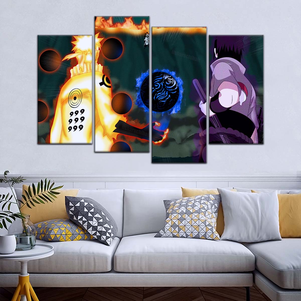 Naruto Wall Art - NA5056 - Naruto Uzumaki - Sasuke Uchiha - Naruto Poster - Naruto Canvas