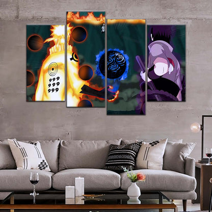 Naruto Wall Art - NA5056 - Naruto Uzumaki - Sasuke Uchiha - Naruto Poster - Naruto Canvas