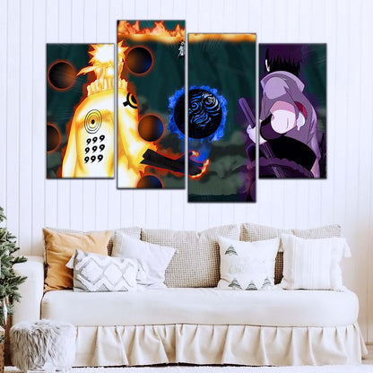 Naruto Wall Art - NA5056 - Naruto Uzumaki - Sasuke Uchiha - Naruto Poster - Naruto Canvas