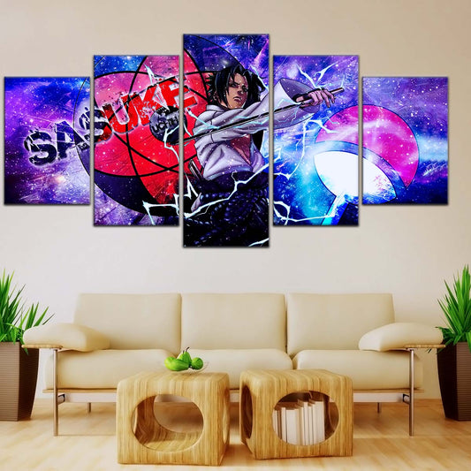 Naruto Wall Art - NA5058 - Epic Sasuke Uchiha - Naruto Power Unleashed - Naruto Poster - Naruto Canvas