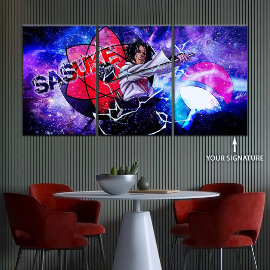 Naruto Wall Art - NA5058 - Epic Sasuke Uchiha - Naruto Power Unleashed - Naruto Poster - Naruto Canvas