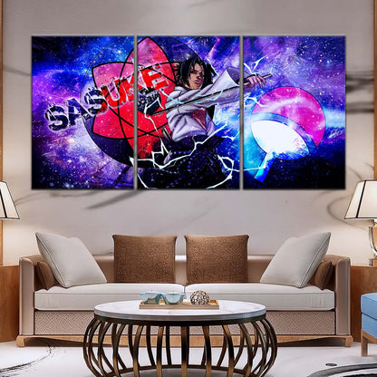 Naruto Wall Art - NA5058 - Epic Sasuke Uchiha - Naruto Power Unleashed - Naruto Poster - Naruto Canvas