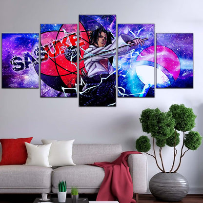 Naruto Wall Art - NA5058 - Epic Sasuke Uchiha - Naruto Power Unleashed - Naruto Poster - Naruto Canvas