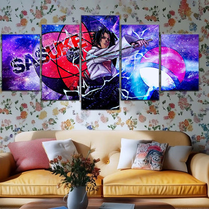 Naruto Wall Art - NA5058 - Epic Sasuke Uchiha - Naruto Power Unleashed - Naruto Poster - Naruto Canvas