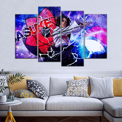Naruto Wall Art - NA5058 - Epic Sasuke Uchiha - Naruto Power Unleashed - Naruto Poster - Naruto Canvas