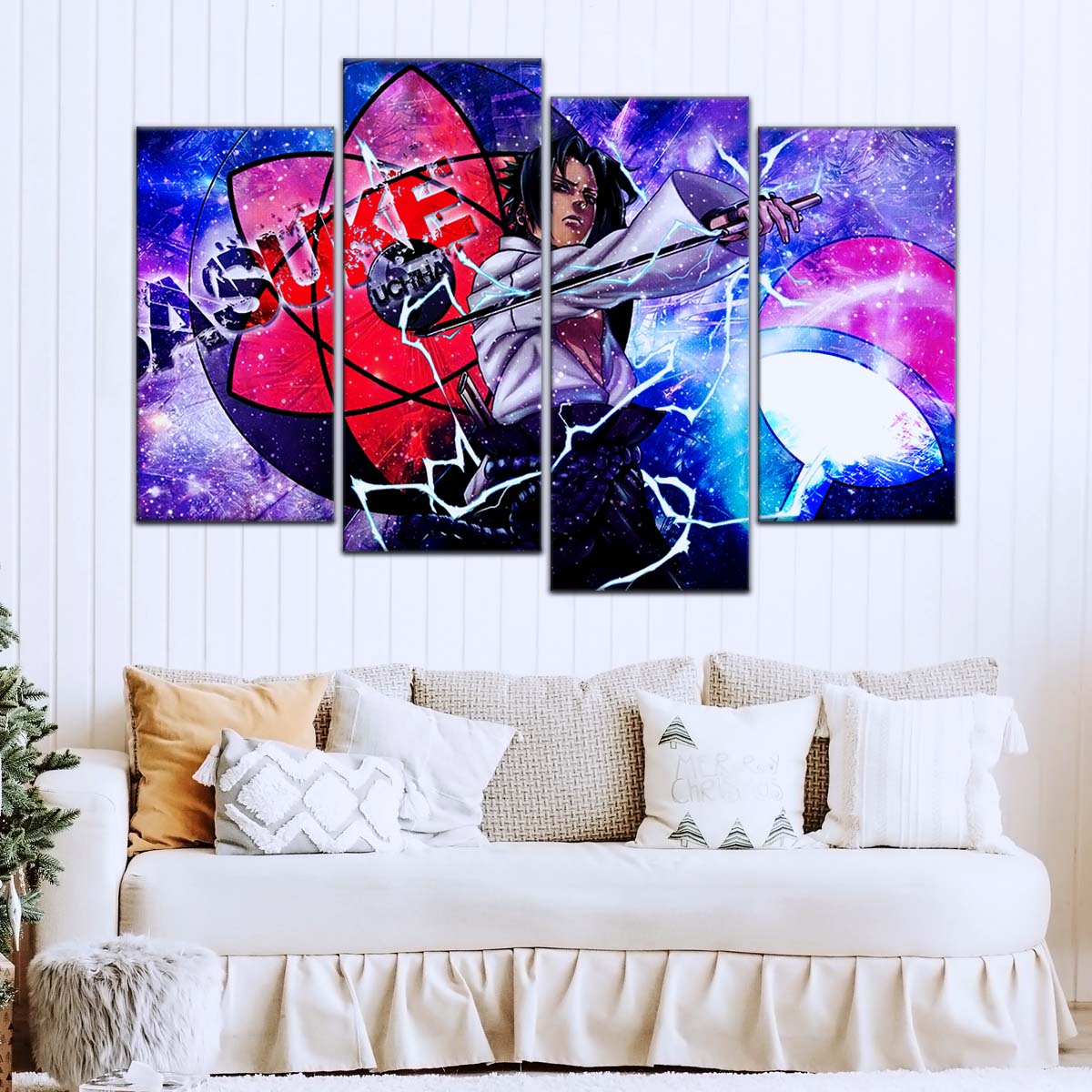 Naruto Wall Art - NA5058 - Epic Sasuke Uchiha - Naruto Power Unleashed - Naruto Poster - Naruto Canvas