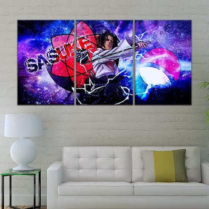 Naruto Wall Art - NA5058 - Epic Sasuke Uchiha - Naruto Power Unleashed - Naruto Poster - Naruto Canvas