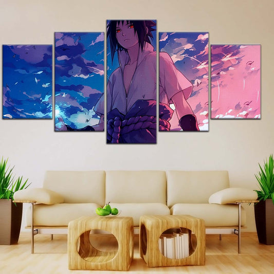 Naruto Wall Art - NA5059 - Sasuke Uchiha With Sharingan And Chidori - Naruto Poster - Naruto Canvas