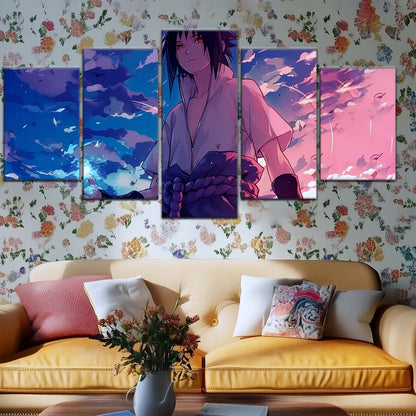 Naruto Wall Art - NA5059 - Sasuke Uchiha With Sharingan And Chidori - Naruto Poster - Naruto Canvas