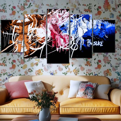 Naruto Wall Art - NA5060 - Sakura Haruno - Naruto Uzumaki - Sasuke Uchiha - Naruto Poster - Naruto Canvas