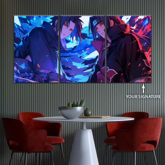 Naruto Wall Art - NA5061 - Itachi Uchiha - Sasuke Uchiha - Naruto Poster - Naruto Canvas