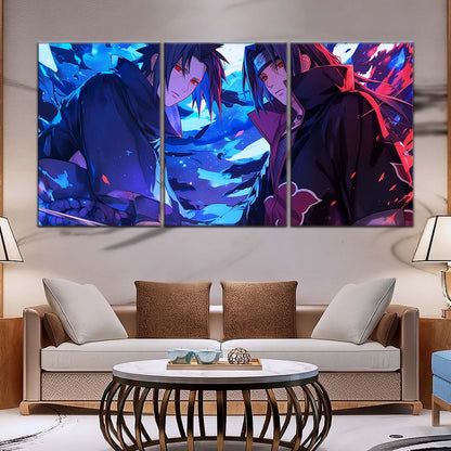 Naruto Wall Art - NA5061 - Itachi Uchiha - Sasuke Uchiha - Naruto Poster - Naruto Canvas